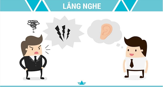Bình tĩnh lắng nghe khách hàng